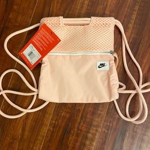 Cute pink Nike mini drawstring backpack NEW WITH TAGS